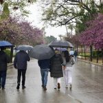 Elevan a naranja el aviso por fuertes lluvias en Almería, amarillo en Granada y Jaén, y Málaga activa alerta por calor