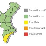 Emergencias establece el fin de alertas en Valencia y mantiene la amarilla por lluvias en el litoral sur de Alicante