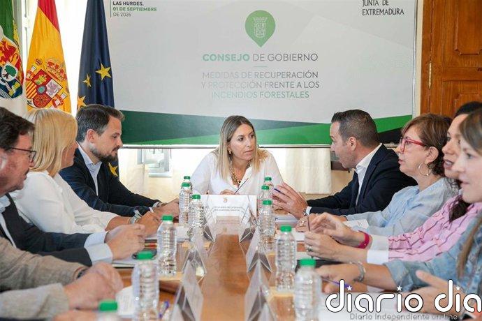Entra en vigor el decreto de la Junta que destina 10 millones en ayudas para afectados por los incendios de las Hurdes
