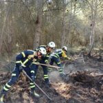 Estabilizado el incendio forestal de Carcastillo