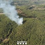 Estabilizado un incendio forestal en Sant Salvador de Guardiola (Barcelona)