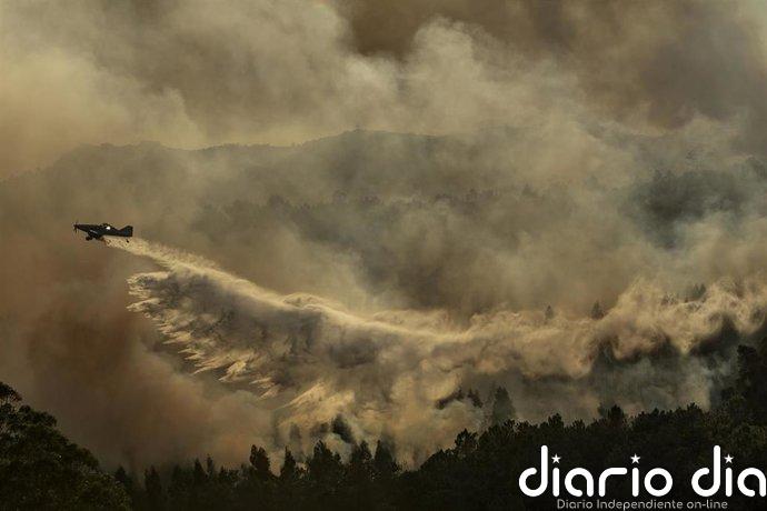 Extinguido el conato de incendio dentro del Parque Natural de A Baixa Limia-Serra do Xurés