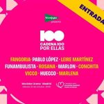 Fangoria, Pablo López, Marlon, Funambulista, Huecco, Conchita o Rosana, en una nueva edición de 'Cadena 100 por Ellas'