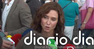 Feijóo, Ayuso y Abascal unidos en apoyo a Ceuta en la Plaza de Cibeles
