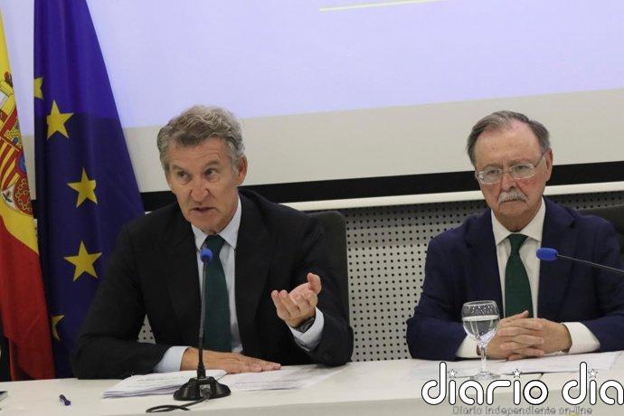 Feijóo exige a Sánchez desde Ceuta que active mecanismos europeos para devolver a migrantes y pedir refuerzo de Frontex