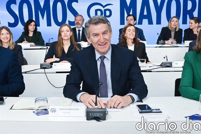 Feijóo reúne este lunes a la Junta Directiva del PP, que exhibirá un cierre de filas con Vivas por su gestión en Ceuta