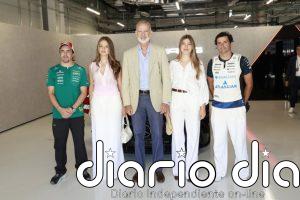 Felipe VI, la princesa Leonor y la infanta Sofía, protagonistas en el Gran Premio de España de Fórmula 1 en Madring