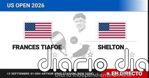 Frances Tiafoe - Ben Shelton, en directo hoy: sigue el partido de US Open ATP