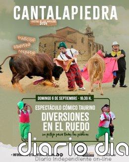Fundación Franz Weber denuncia ante el Defensor del Pueblo dos eventos taurinos que involucraron a personas con enanismo Cartel de uno de los espectáculos taurinos en Cantalapiedra.