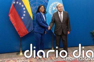 Guterres se reúne en Nueva York con Delcy Rodríguez para abordar el camino "hacia una democracia plena" en Venezuela