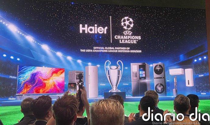 Haier patrocinará la Liga de Campeones entre 2027 y 2031