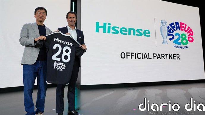 Hisense renueva su alianza con la UEFA como patrocinador de la Eurocopa 2028