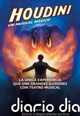 'Houdini, un musical mágico' llegará al Gran Teatro de Córdoba del 22 de octubre al 1 de noviembre