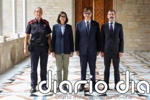 Illa se reúne con Ferran López y Sílvia Catà, al frente del relevo en la cúpula de Mossos