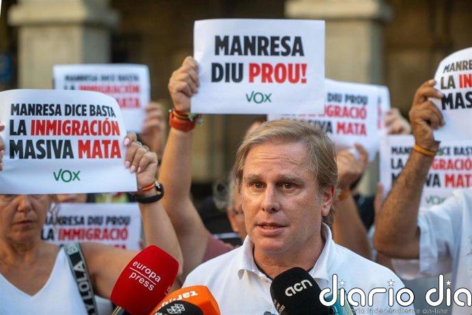 Joan Garriga (Vox) afirma que "la inseguridad es insufrible" en Manresa (Barcelona)