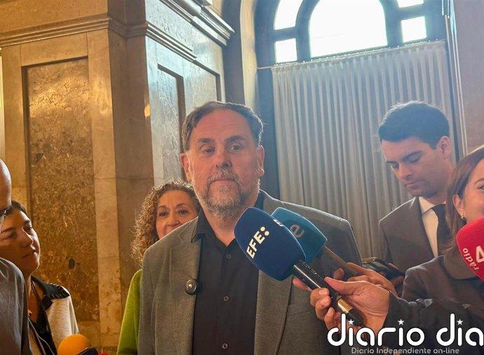 Junqueras confirma el 'sí' de ERC a los decretos de vivienda pero los ve "claramente insuficientes"