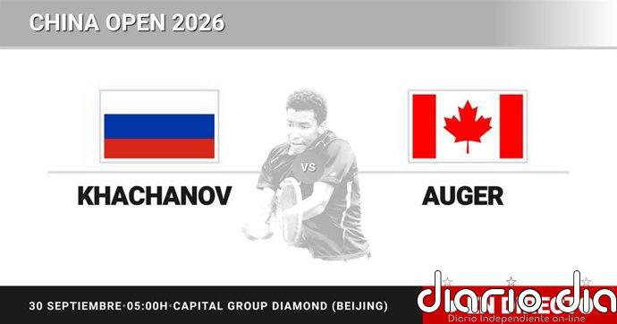 Karen Khachanov - Felix Auger-Aliassime, en directo hoy: sigue el partido de China Open