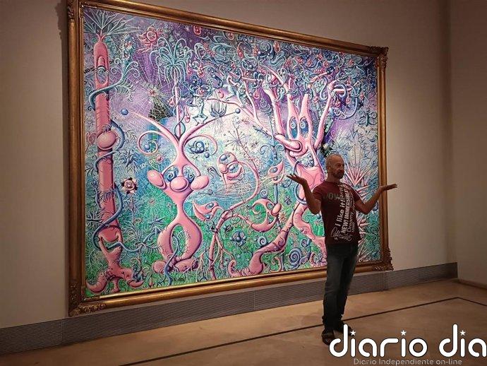 Kenny Scharf llega al Museo Thyssen: "Alguna vez fui a la cárcel por pintar en la calle, prefiero hacerlo en un museo"