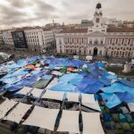 La acampada en Sol obliga a aplazar montaje de una exposición de Hispanidad y deja en el aire instalación de escenarios
