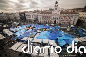La acampada en Sol obliga a aplazar montaje de una exposición de Hispanidad y deja en el aire instalación de escenarios