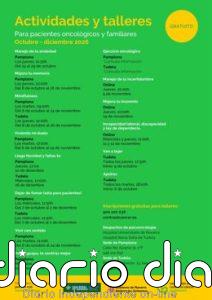 La Asociación Española Contra el Cáncer ofrece de octubre a diciembre actividades grupales para pacientes y familiares