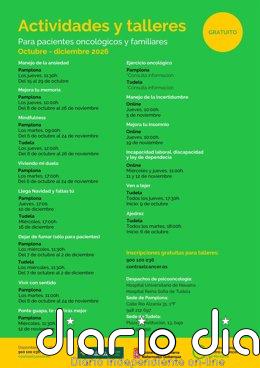 La Asociación Española Contra el Cáncer ofrece de octubre a diciembre actividades grupales para pacientes y familiares