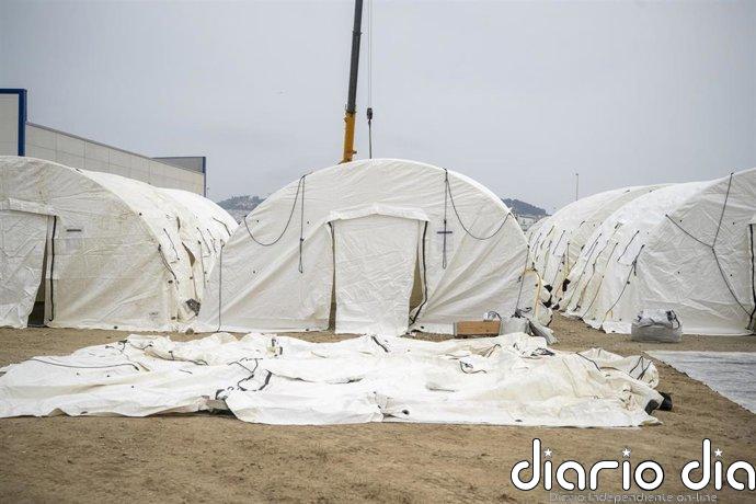La Audiencia Nacional rechaza suspender la instalación de un campamento para inmigrantes en el Puerto de Ceuta
