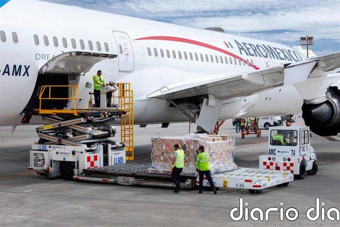 La carga aérea en Madrid cae un 10% en julio por el descenso de los tráficos con Asia y Oriente Medio