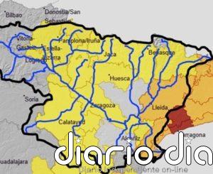 La CHE advierte de posibles crecidas súbitas en cauces menores y barrancos por la previsión de precipitaciones intensas