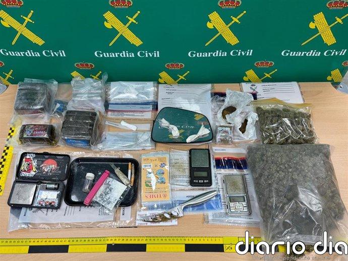 La Guardia Civil desmantela un punto de venta de droga en Soria en una operación que deja seis detenidos