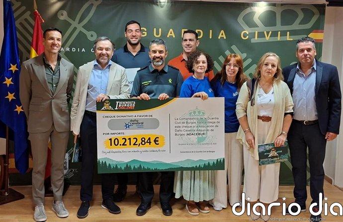 La I 'Benemérita Burgos Challenge 'recauda 10.212 euros para la Asociación de Daño Cerebral