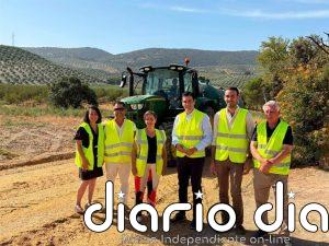 La Junta ejecuta obras de mejora en diez caminos rurales de Alcalá la Real dañados por el tren de borrascas