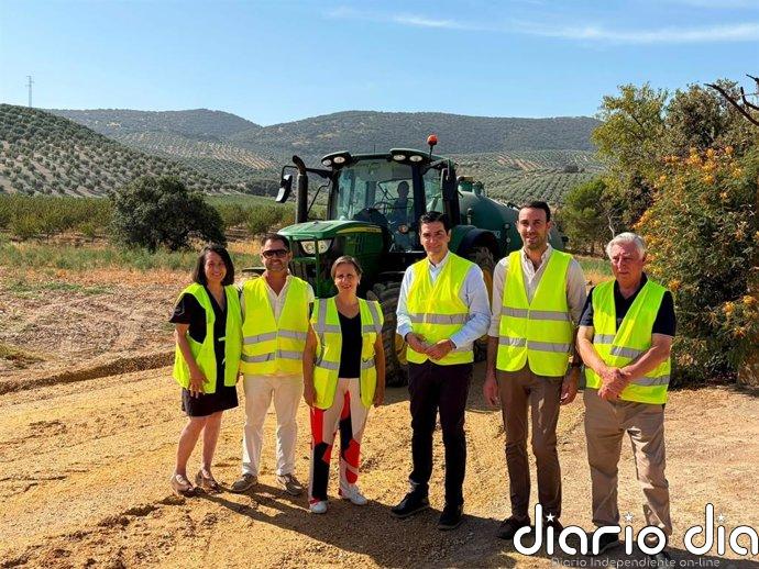 La Junta ejecuta obras de mejora en diez caminos rurales de Alcalá la Real dañados por el tren de borrascas
