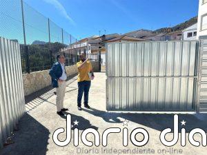 La Junta supervisa las nuevas actuaciones de seguridad en el CEIP Nuestra Señora del Rosario de Benaoján (Málaga)