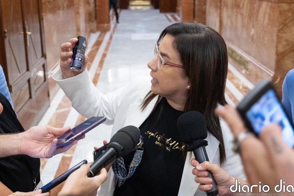 La Mesa del Congreso abre expediente sancionador a la diputada del PP que mostró un bote de gas pimienta