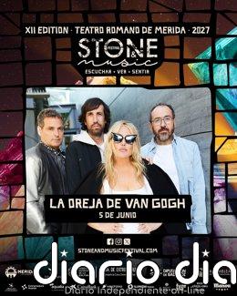 La Oreja de Van Gogh ofrecerá un concierto el 5 de junio de 2027 en el Teatro Romano de Mérida