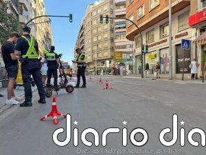 La Policía Local de Jaén realiza controles para verificar el uso correcto de los patinetes eléctricos