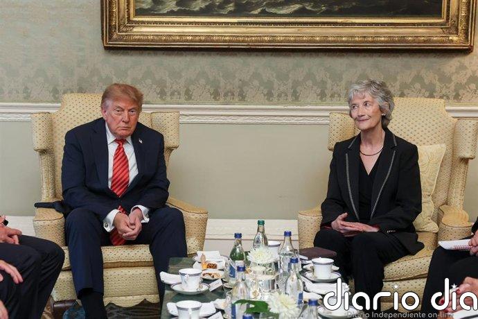 La presidenta irlandesa transmite a Trump que "la normalización de la guerra y el genocidio es inaceptable"