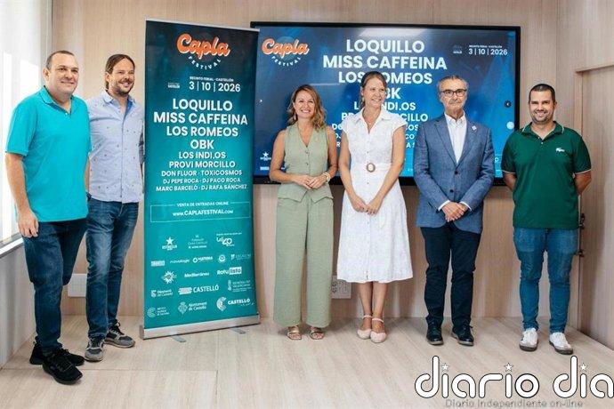 La segunda edición del Capla Festival reunirá a Loquillo, Miss Caffeina, OBK y Los Romeos el 3 de octubre
