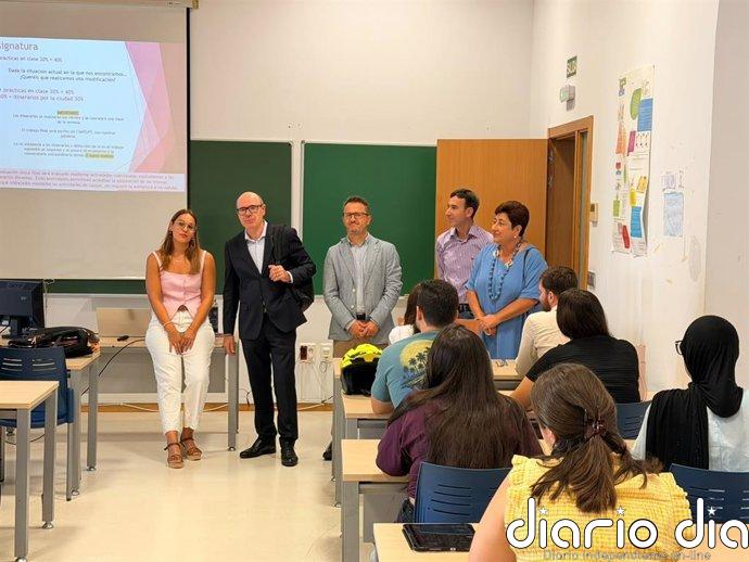 La UGR dice que el inicio del curso para 1.320 estudiantes en el campus universitario de Ceuta ha sido "con normalidad"