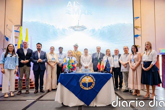 La Zona Franca de Cádiz refuerza en Colombia una red de cooperación internacional en torno a la Economía Azul