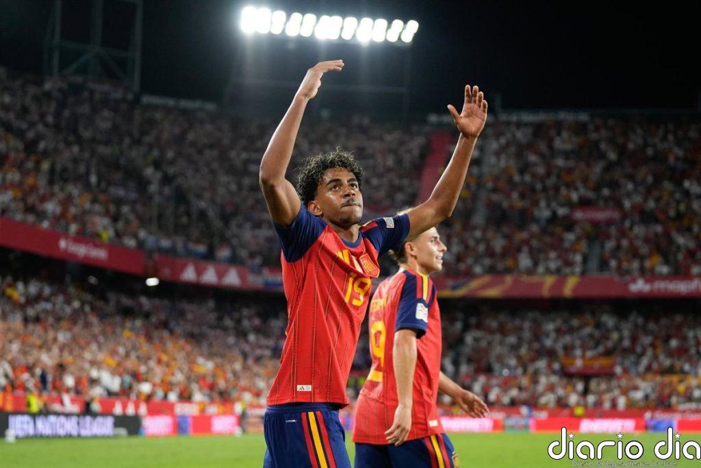 Lamine Yamal desata la fiesta en Sevilla