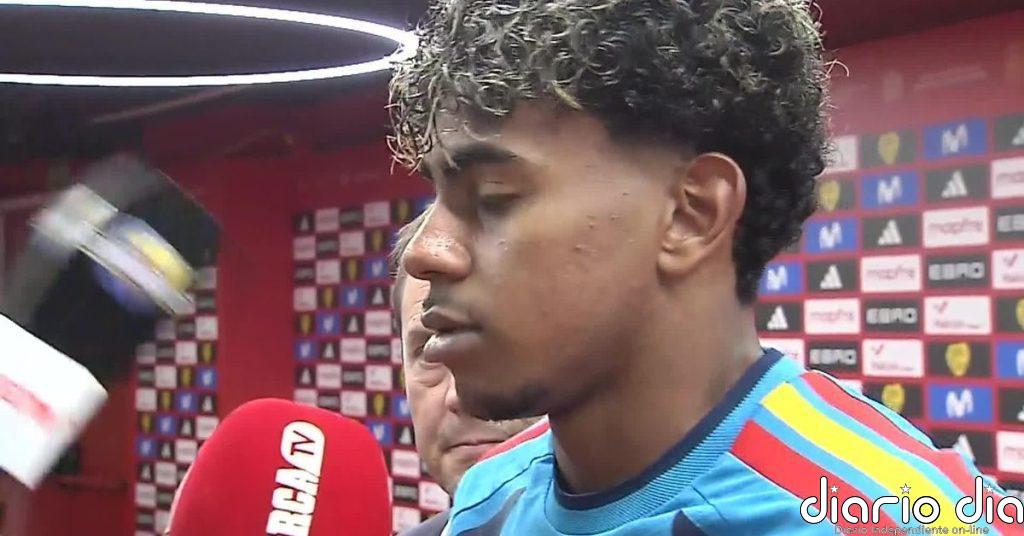 Lamine Yamal, tras su exhibición ante Croacia: “No sólo juego para este Balón de Oro”