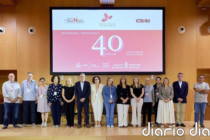 Las Escuelas Taller de Navarra cumplen 40 años con una inserción laboral del 87% de su alumnado