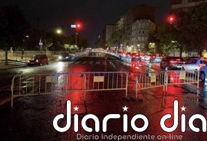Las lluvias dejan acumulados de más de 100 l/m2 con intensidades "espectaculares", rayos y vientos de 100 km/h