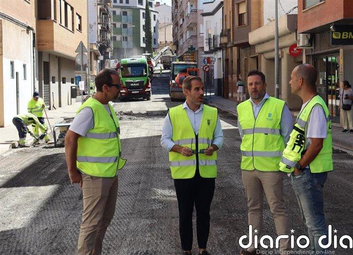 Las obras de la primera fase del plan de asfaltado de Tudela finalizarán en los próximos días