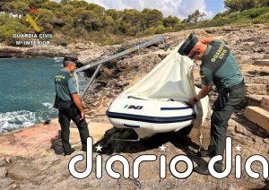 Levantan acta por reincidencia tras hormigonar una roca de Cala Egos para instalar una grúa y botar una lancha