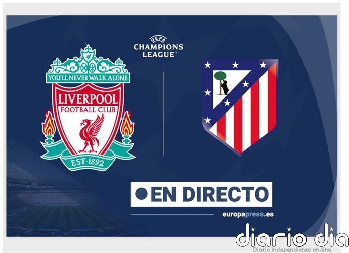 Liverpool - Atlético de Madrid, en directo hoy: sigue el partido de Champions League minuto a minuto