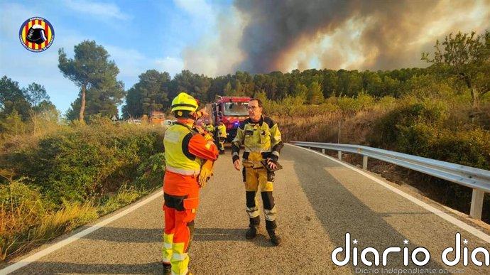 Llorca pide "máxima precaución" y atender las indicaciones oficiales ante el incendio de Tuéjar
