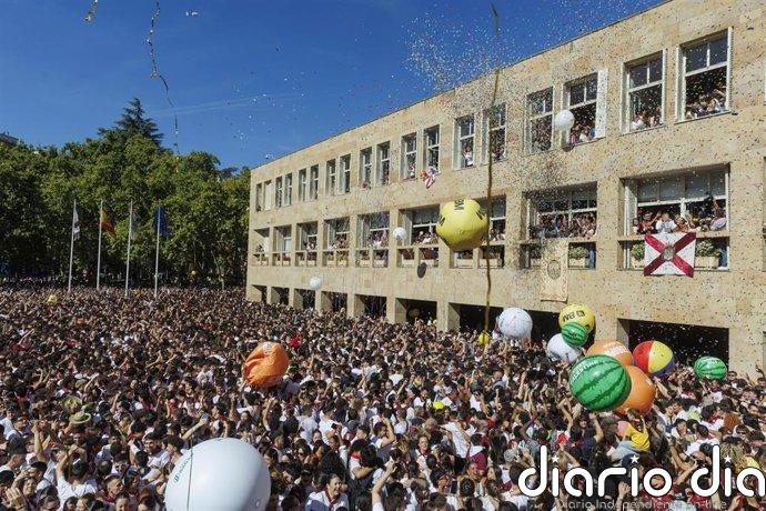 Logroño estalla en sus fiestas de San Mateo 2026 con un cohete multitudinario y con recuerdo para Ceuta
